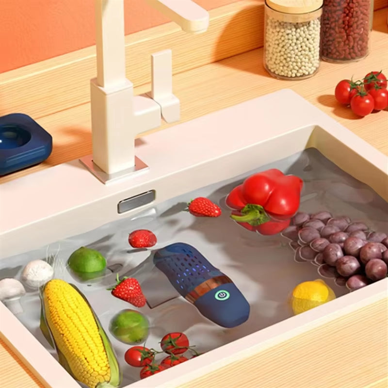 Wireless Fruit & Vegetable Washing Machine - Automatic Food Purifier for Your Kitchen